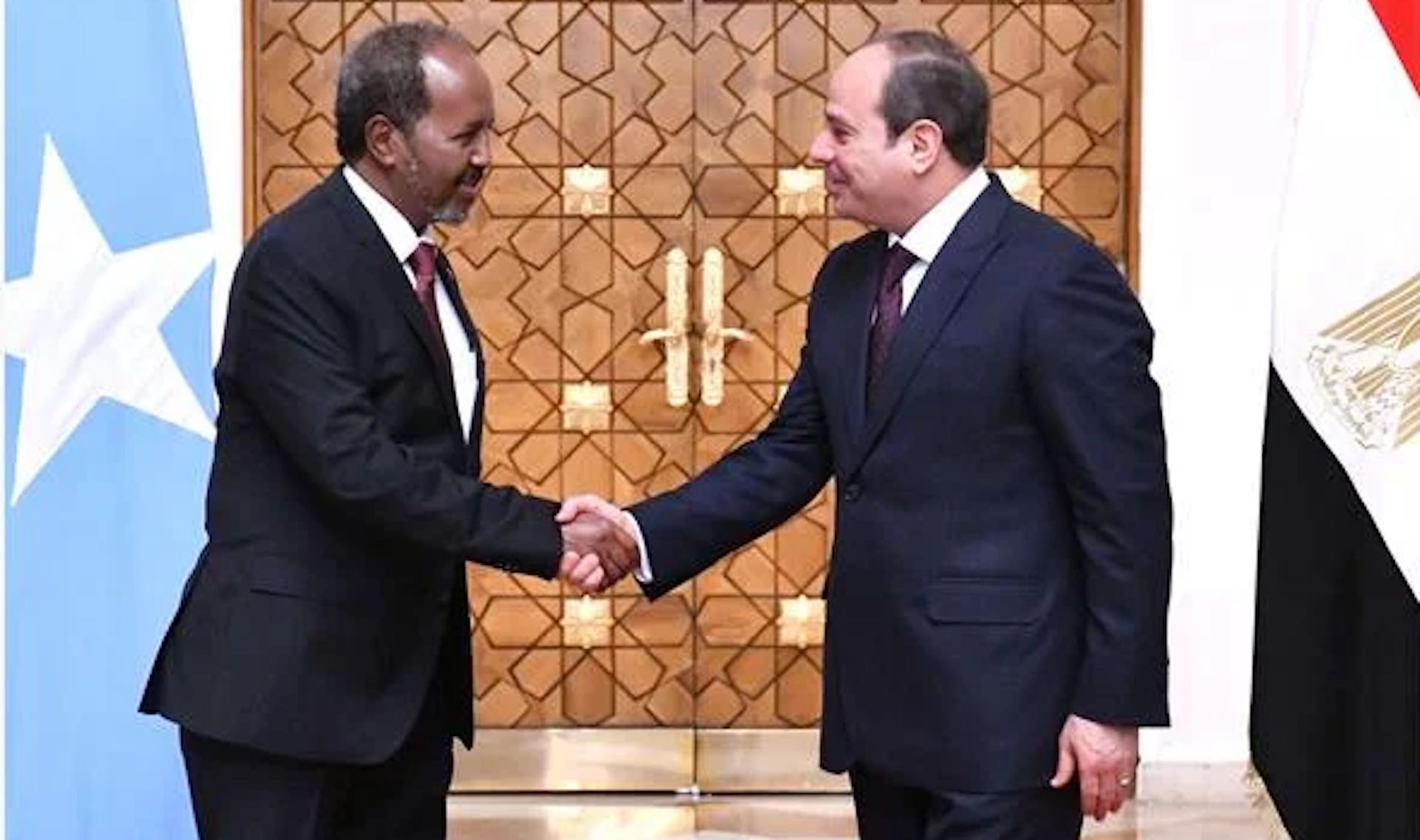 President El-Sisi meets the President of Somalia